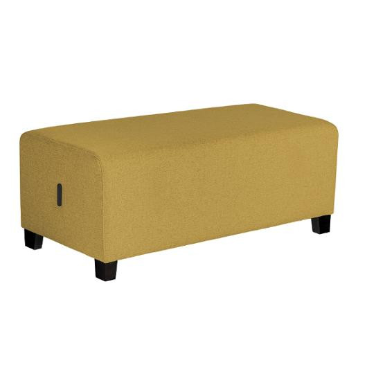 BildeModulsofa Hizia 2-Seter Sete U/Rygg Gul