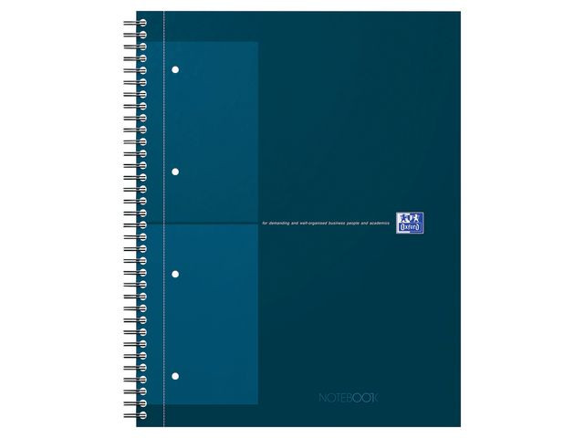 BildeNotatbok Oxford Int. A4+ Ruter P Blå (5 stk)