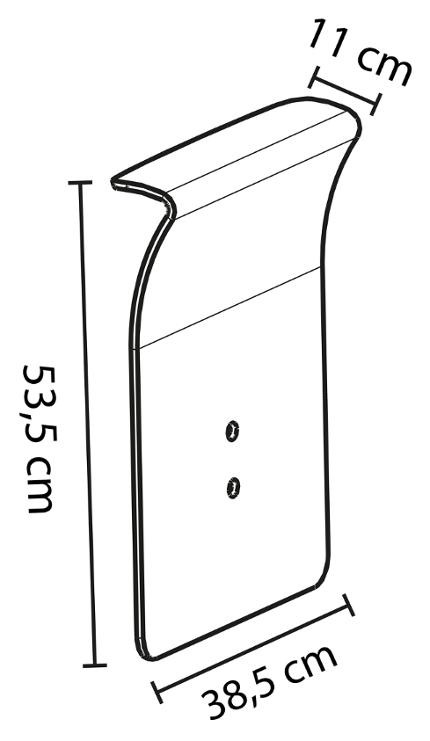Modulsofa Hizia Armlener Bøk