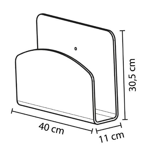 Modulsofa Hizia Dokumentholder Bøk