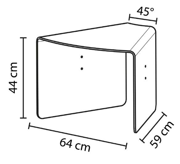 Modulsofa Hizia Hjørnebord Bøk
