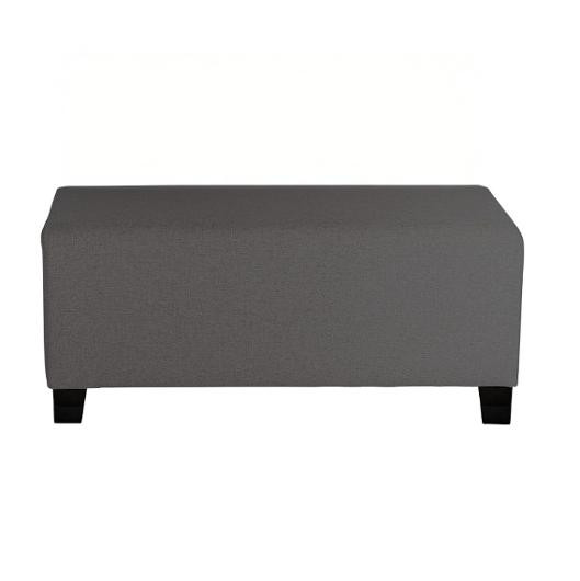 Modulsofa Hizia 2-Seter Sete U/Rygg Grå