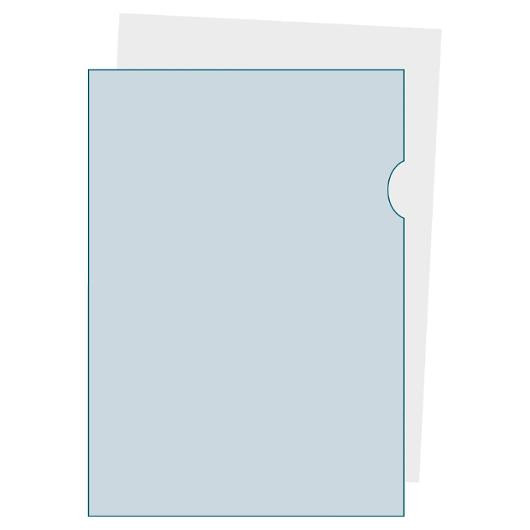 Plastomslag Exacompta A4 Klar (100 stk)