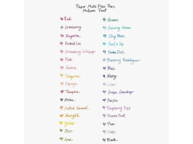 Fiberpenn Papermate 0,7Mm Sort (30+6)