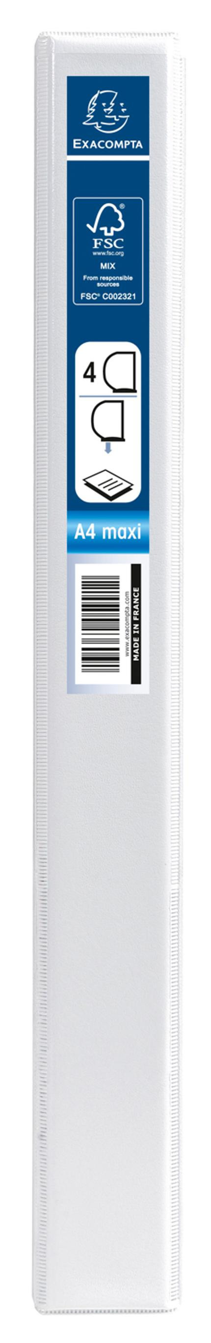 Innstikkperm Exacompta A4+4D 16/38Mm Hvi