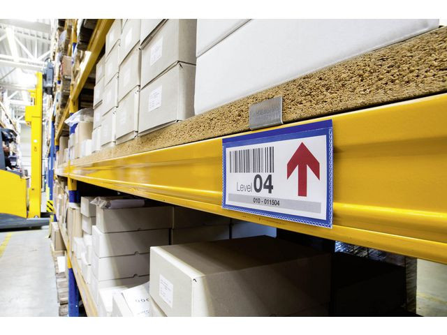 Etikettholder Durable 150X67 Mag Blå (50 stk)