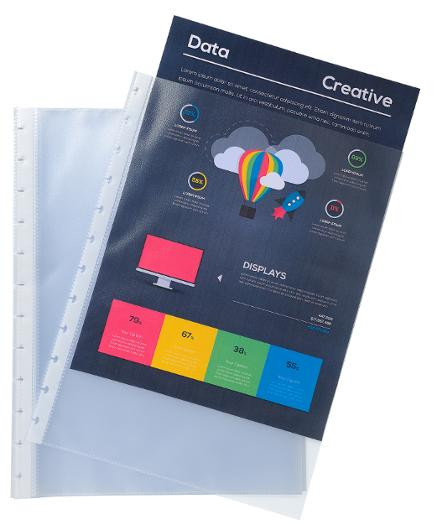 Plastlomme Exacompta F/Present.mappe (10 stk)