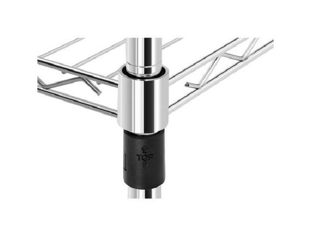 Trådhylle Alba 5 Hyller 200X90X35Cm Chro