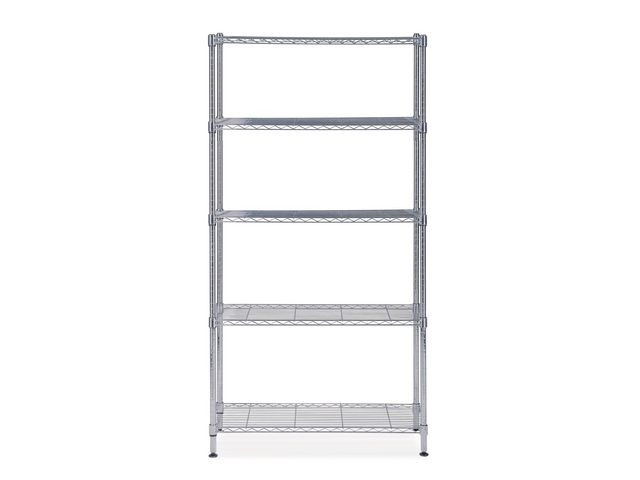 BildeTrådhylle Alba 5 Hyller 200X90X35Cm Chro