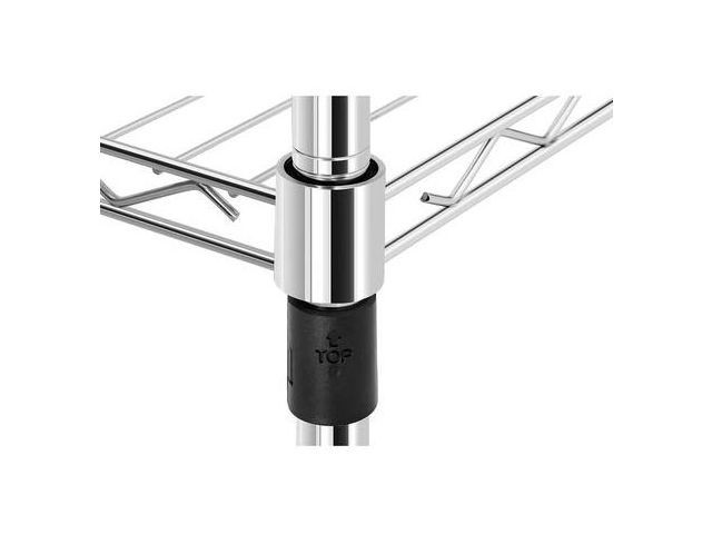 Trådhylle Alba 3 Hyller 90X90X35Cm Chrom