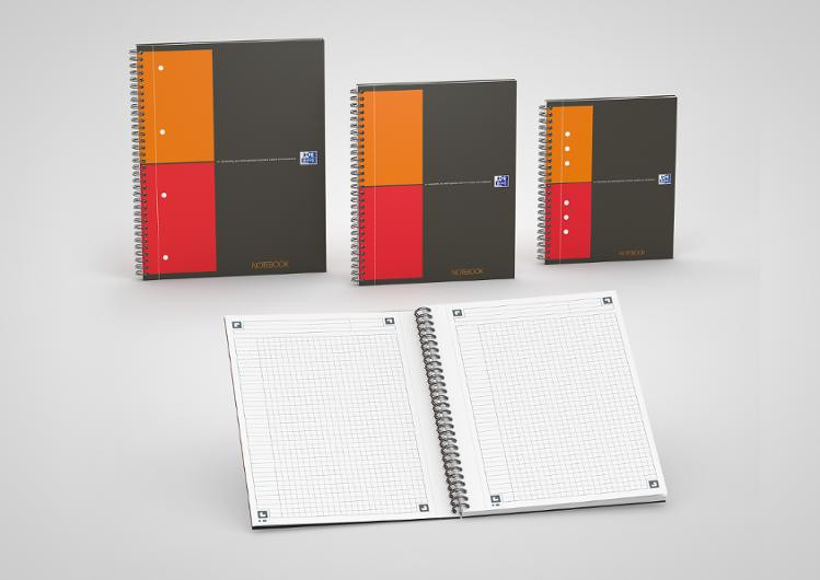 Notatbok Oxford International A5+ Ruter (5 stk)