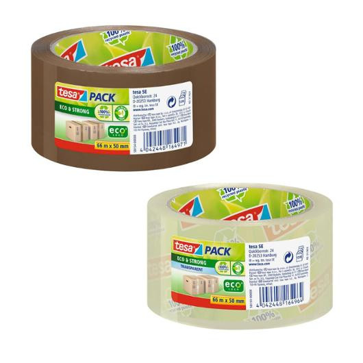 BildeEmballasjetape Tesa Eco 50Mmx66M Brun (6 ruller)