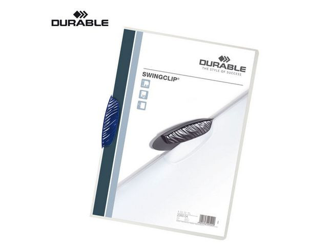 BildeKlemmappe Swingclip A4 30 Ark Mørkblå (25 stk)