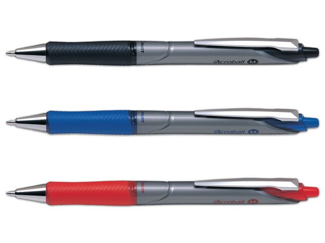 BildeKulepenn Pilot Acroball F Sort (12 stk)