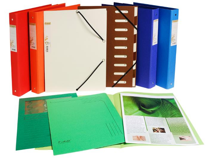 Aktomslag Exacompta 80G Assortert (100 stk)