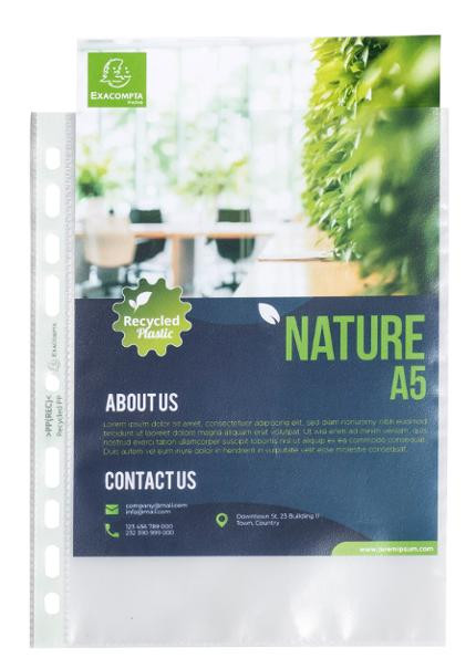 Plastlomme Exacompta Forever A5 90My (50 stk)