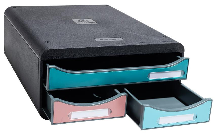 Skuffekabinett Exacompta Skandi 3Sk Ass