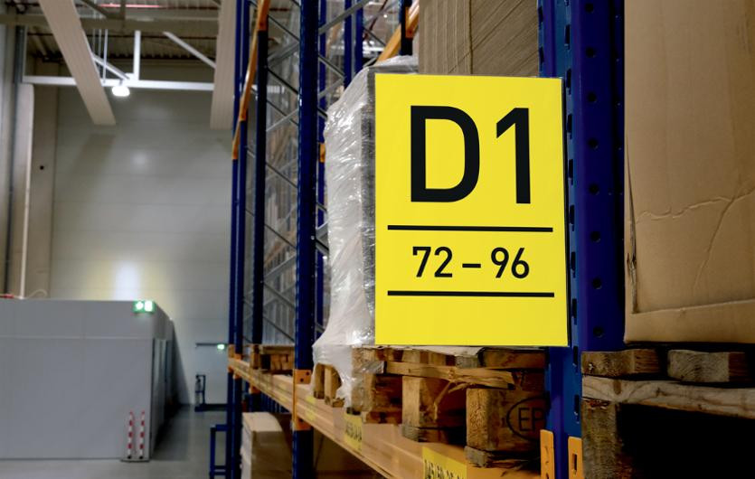 Gangskilt Durable A4 Stående Magn (10 stk)