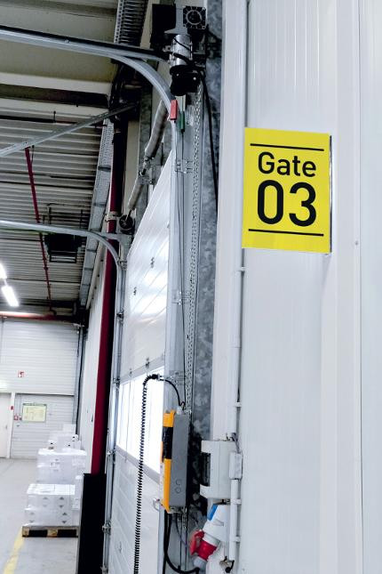 Gangskilt Durable A4 Stående Magn (10 stk)