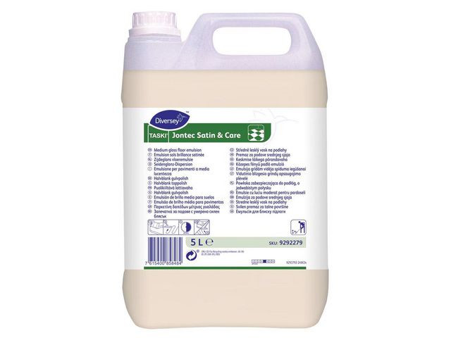 BildeGulvpolish Taski Jontec Satin & Care 5L