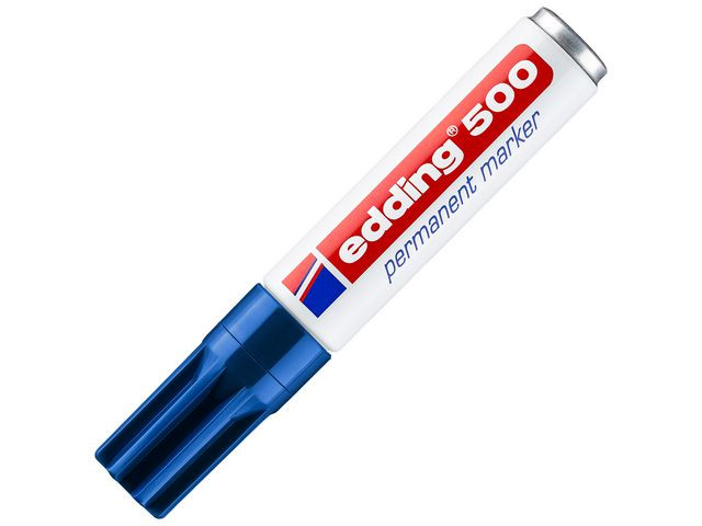 BildeMerkepenn Edding 500 Skrå Blå (10 stk)
