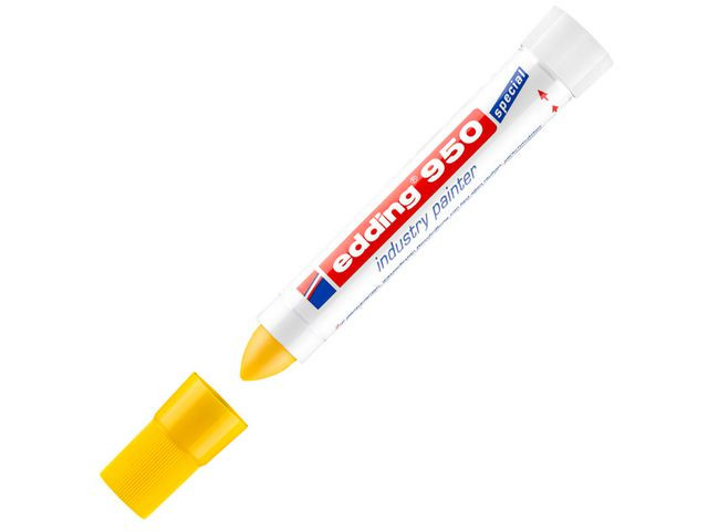 BildeMerkepasta Edding 950 Gul (10 stk)