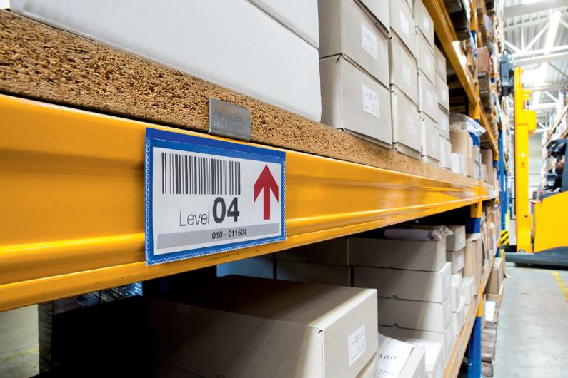 Etikettholder Durable 100X38 Mag Blå (50 stk)