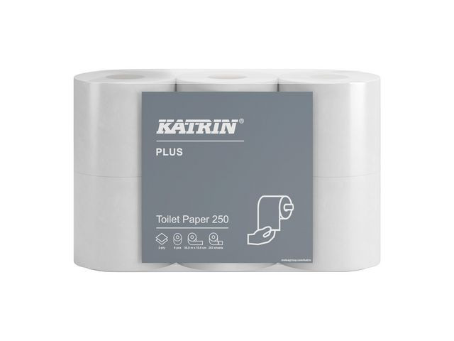 BildeToalettpapir Katrin Plus 250 2L 36M (6 stk)