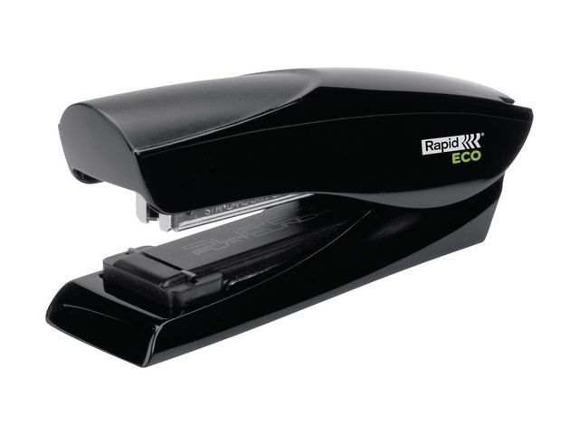 Rapid Stiftemaskin Eco recycleSFC halvstr. sort