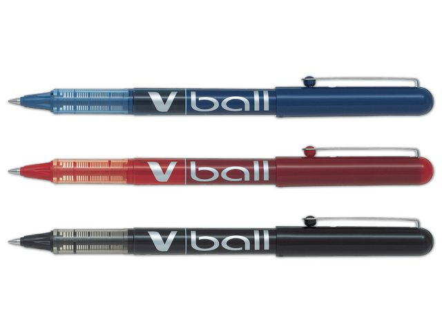 BildeRollerpenn Pilot V-Ball 05 Sort (12 stk)