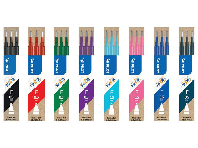 BildeRefill Pilot Frixion 05 Sort (3 stk)