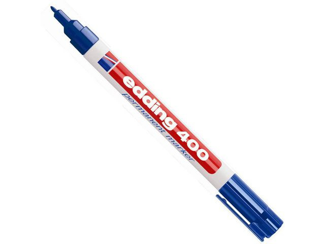 BildeMerkepenn Edding 400 Rund Blå (10 stk)