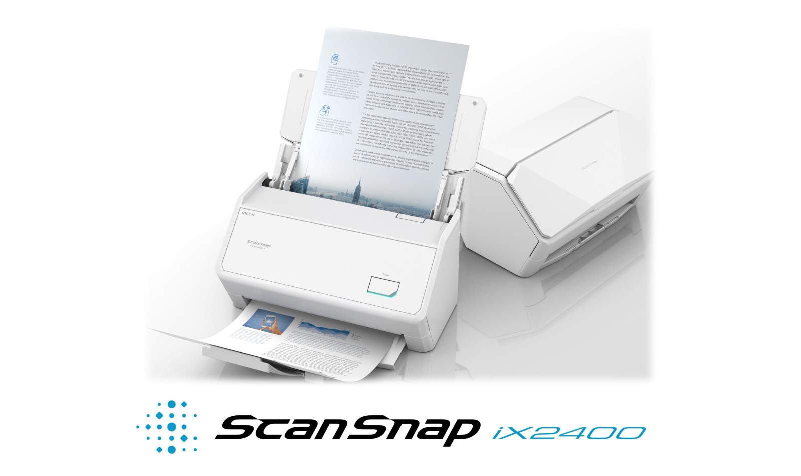 BildeRicoh ScanSnap iX2400 skanner white