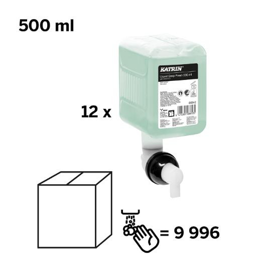 Håndsåpe Katrin Green Flytende 0,5L (12 stk)