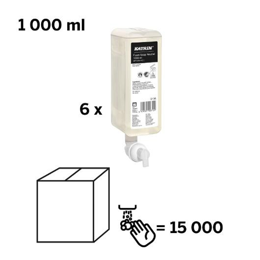 Skumsåpe Katrin Clean 1L (6 stk)