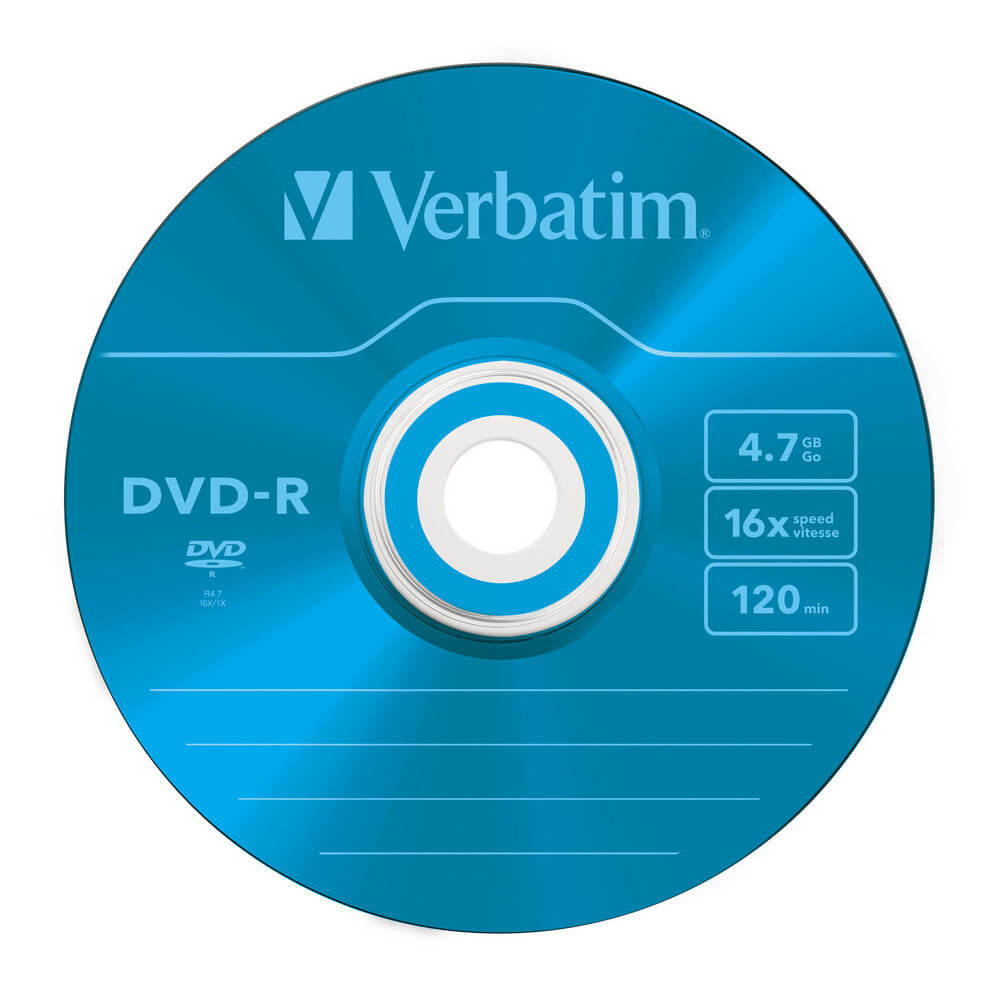 VERBATIM DVD-R 4,7GB 5-pk Slim Case