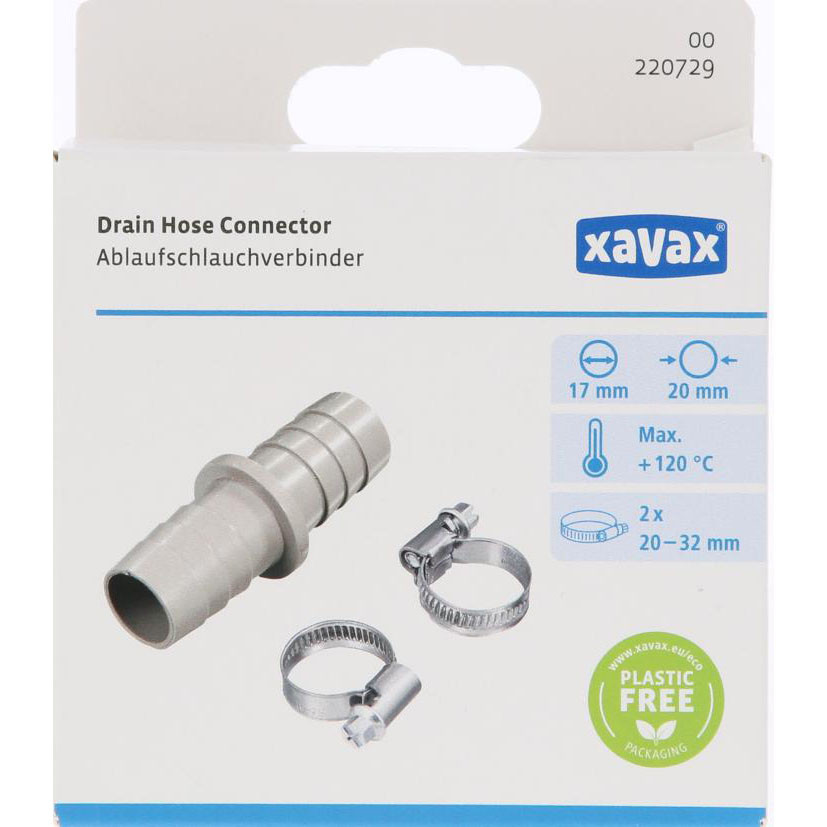 XAVAX Drain Hose Connector