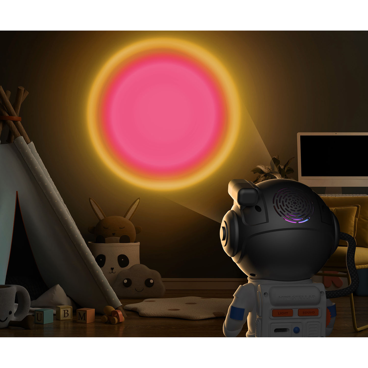 MOB Mini Stellar Light Space White Astronaut