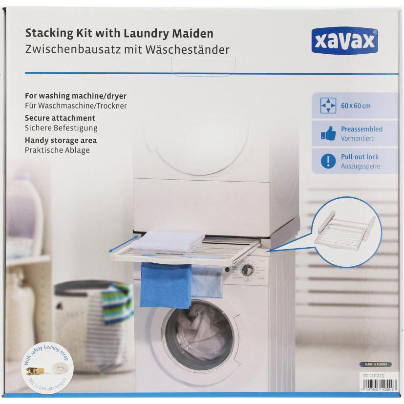 XAVAX Stacking Kit for Washing Machine/Dryer White