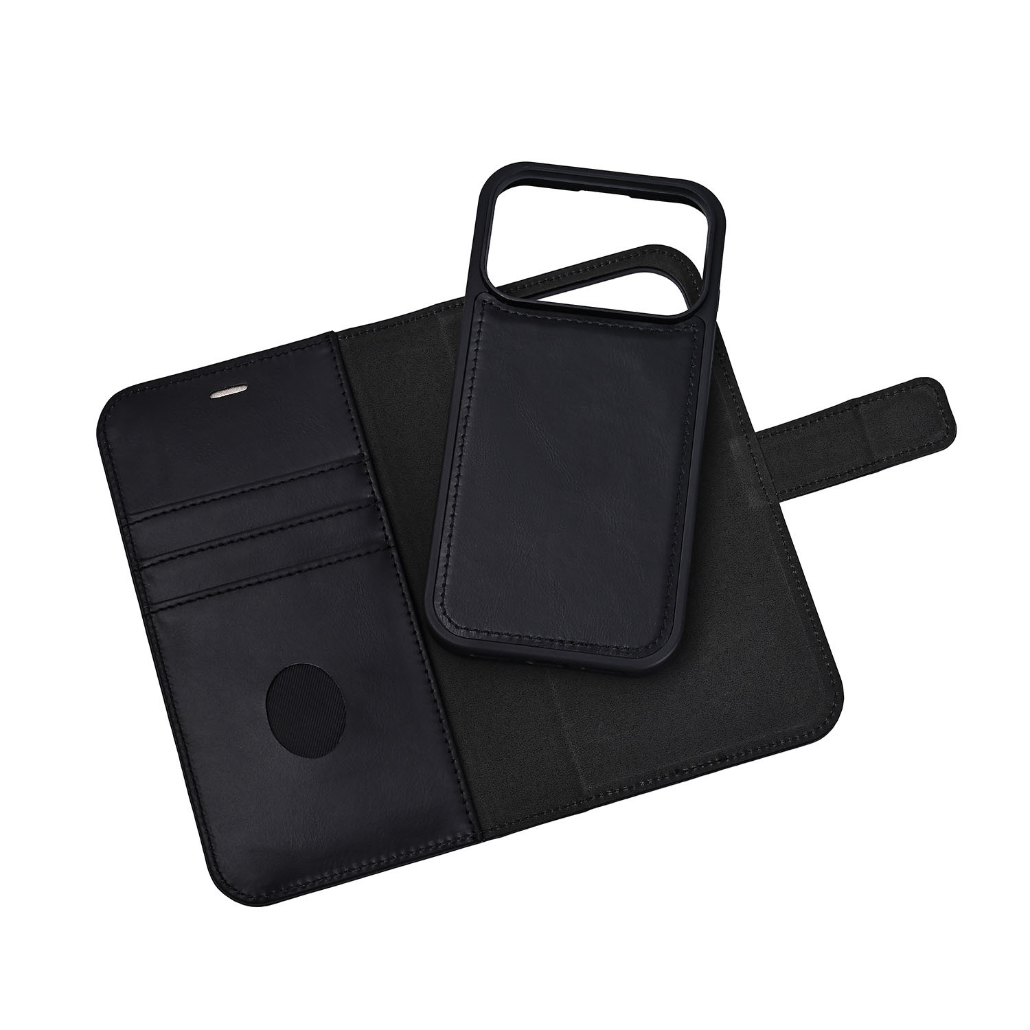 RADICOVER 2in1 Anti Radiation RFID 3 card MagS iPhone 17 Pro Black Leather