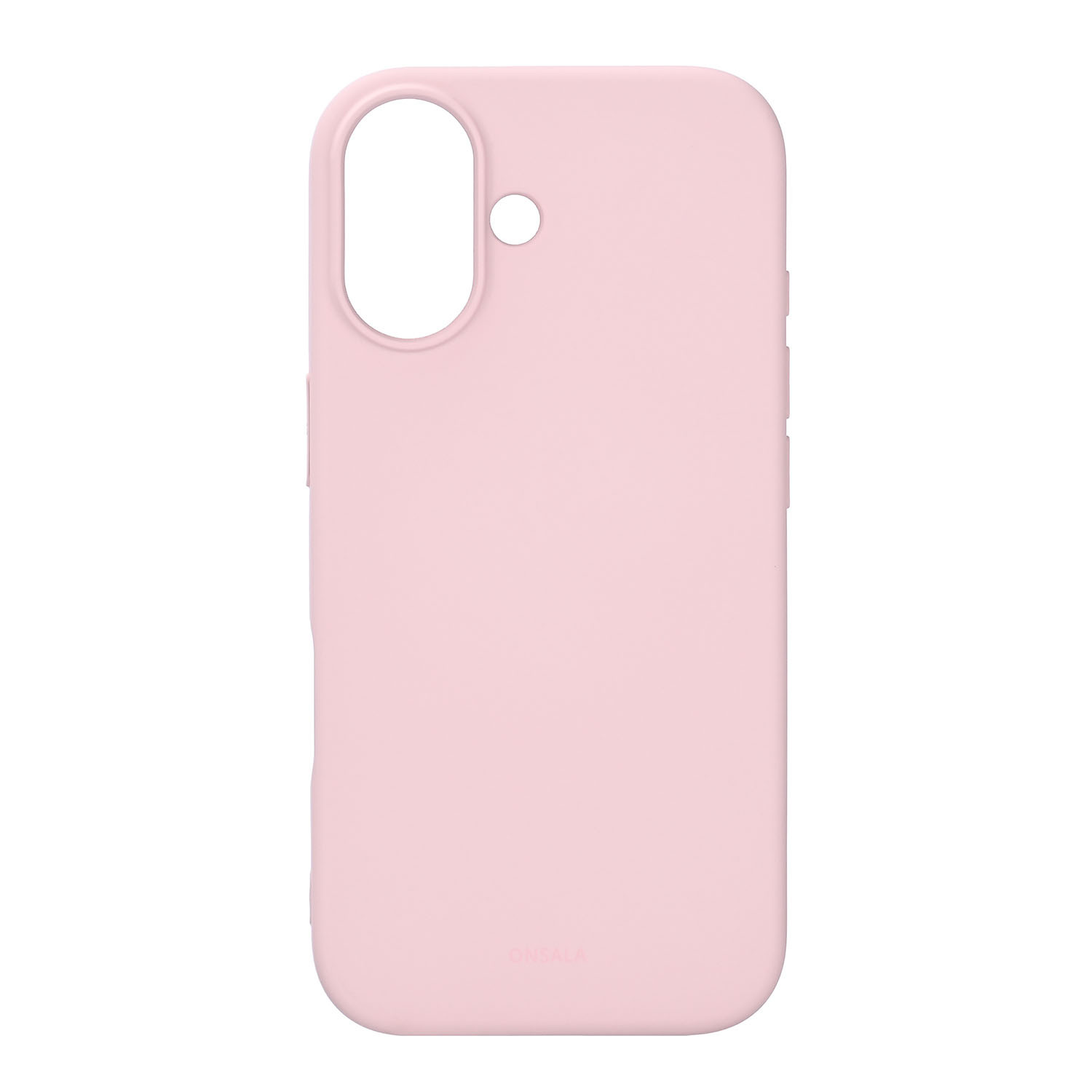 ONSALA Back Sil Touch Recycled MagSerie iPhone 17 Chalk Pink
