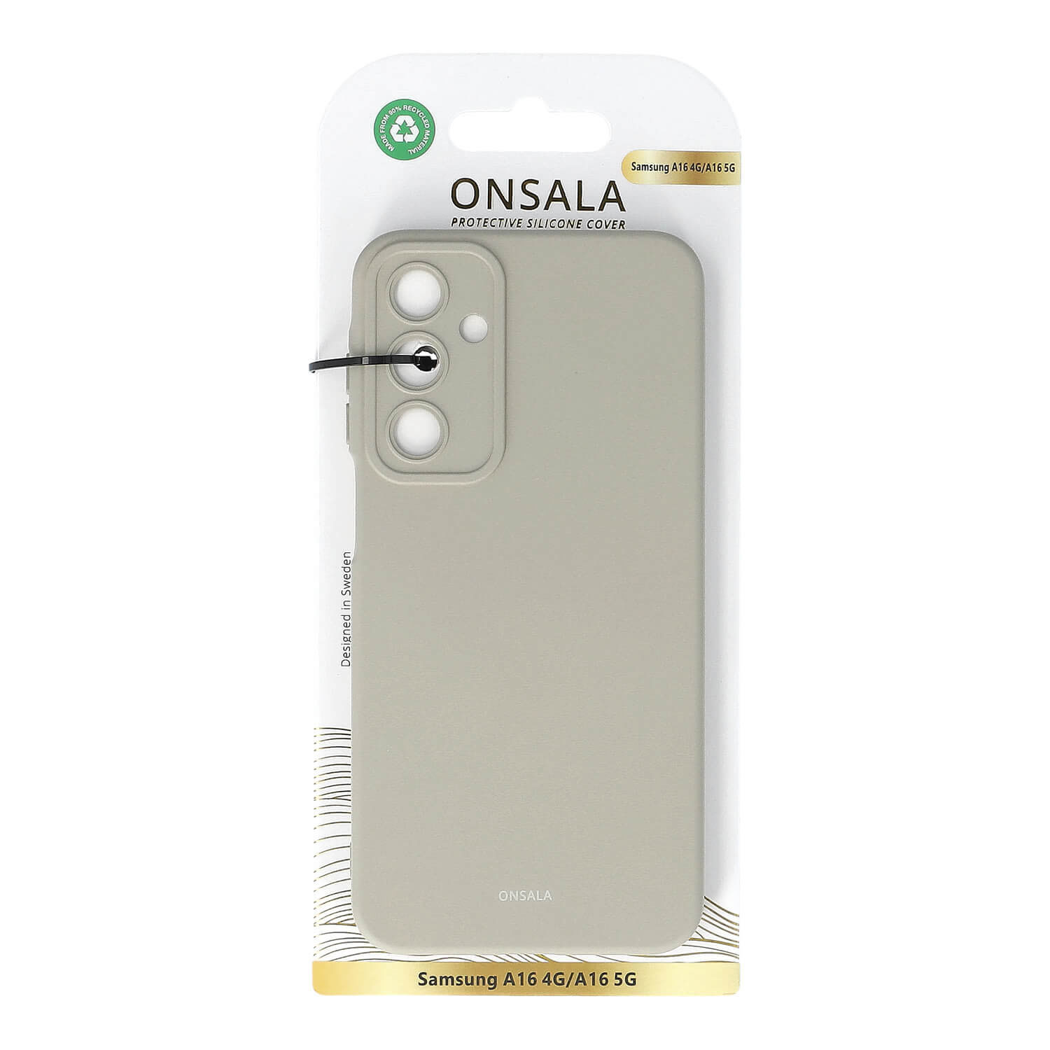 ONSALA Back Silicone Touch Recycled Samsung A16 4G/A16 5G Concrete