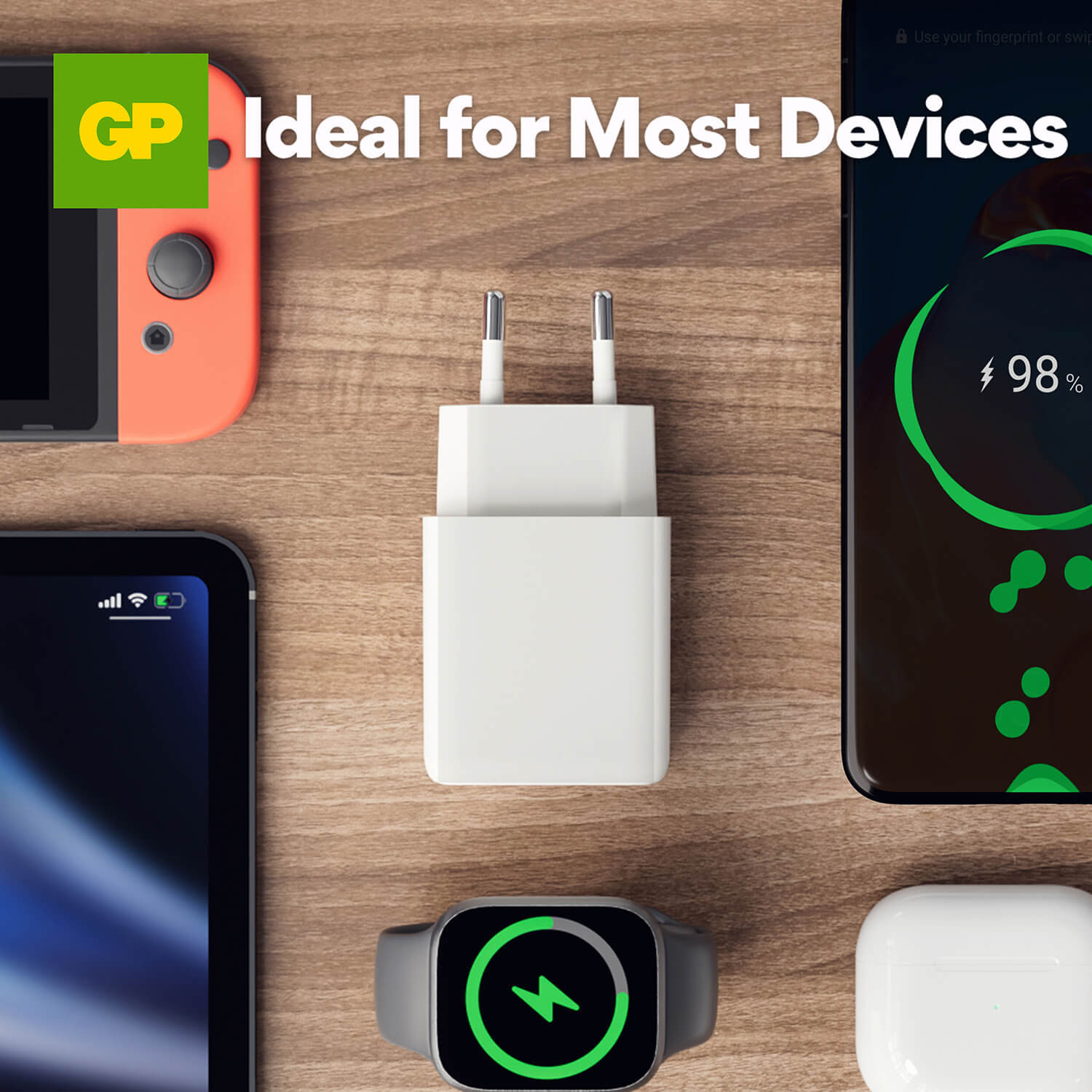 GP Wall Charger WM2B PD 20W USB-A + USB-C