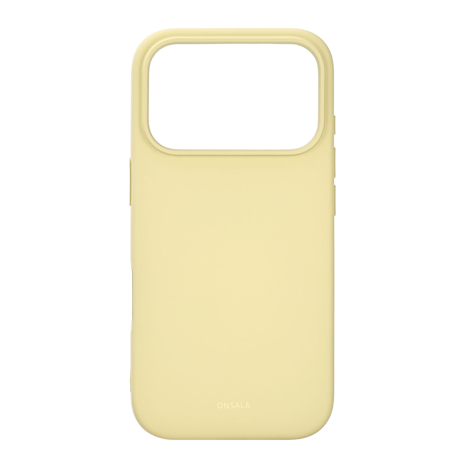 ONSALA Back Sil Touch Recycled MagSerie iPhone 17 Pro Lemon