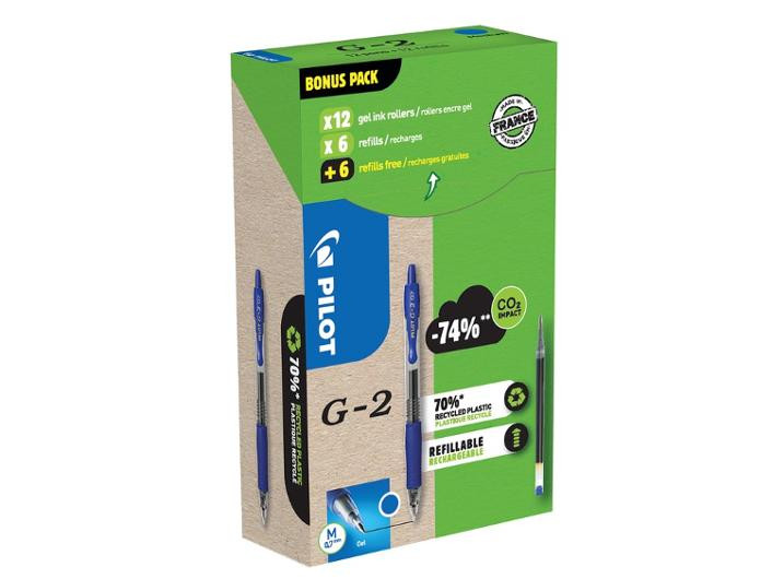 Geleroller Pilot G2+ 07 Blå (12+12)