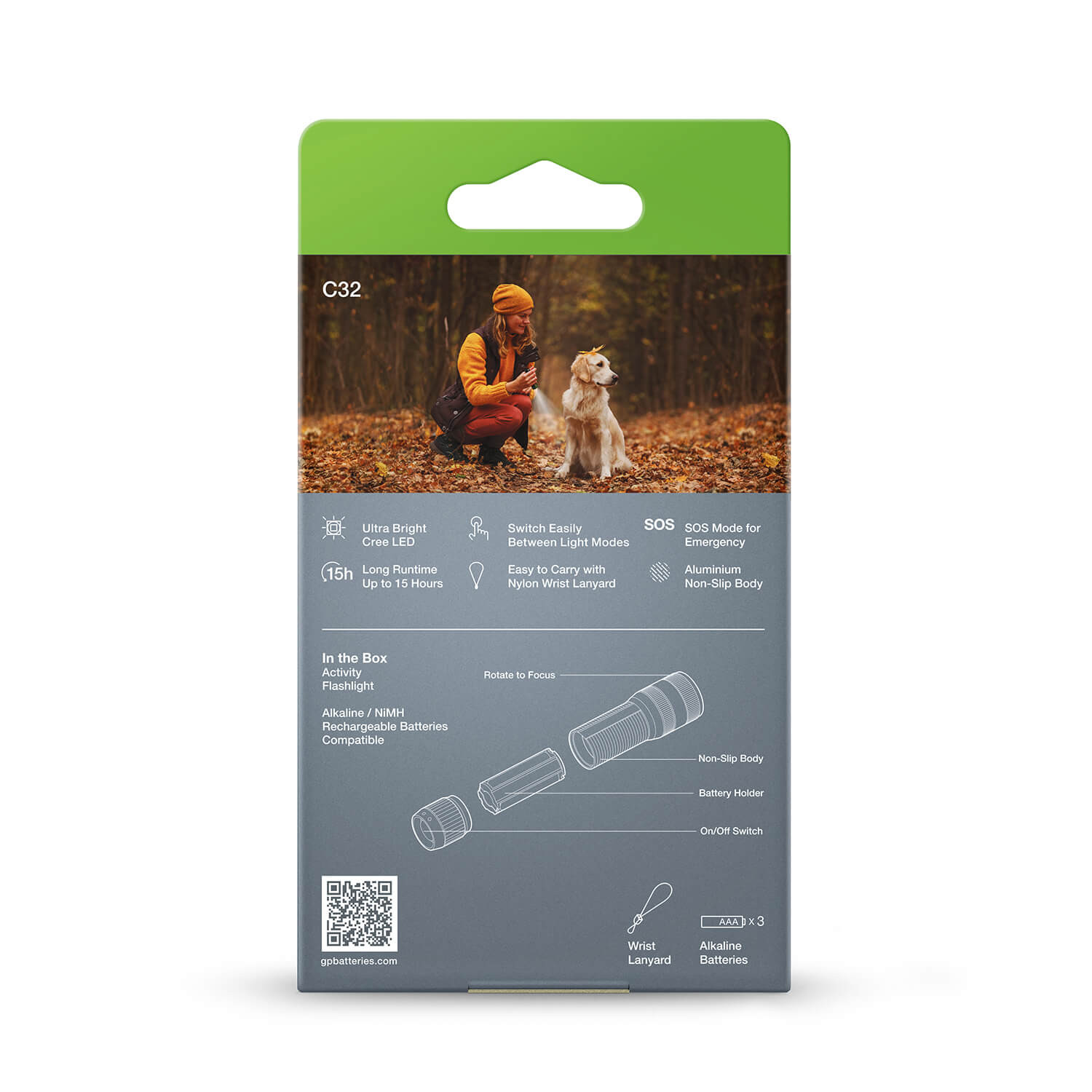 GP Discovery Torch C32 300lm