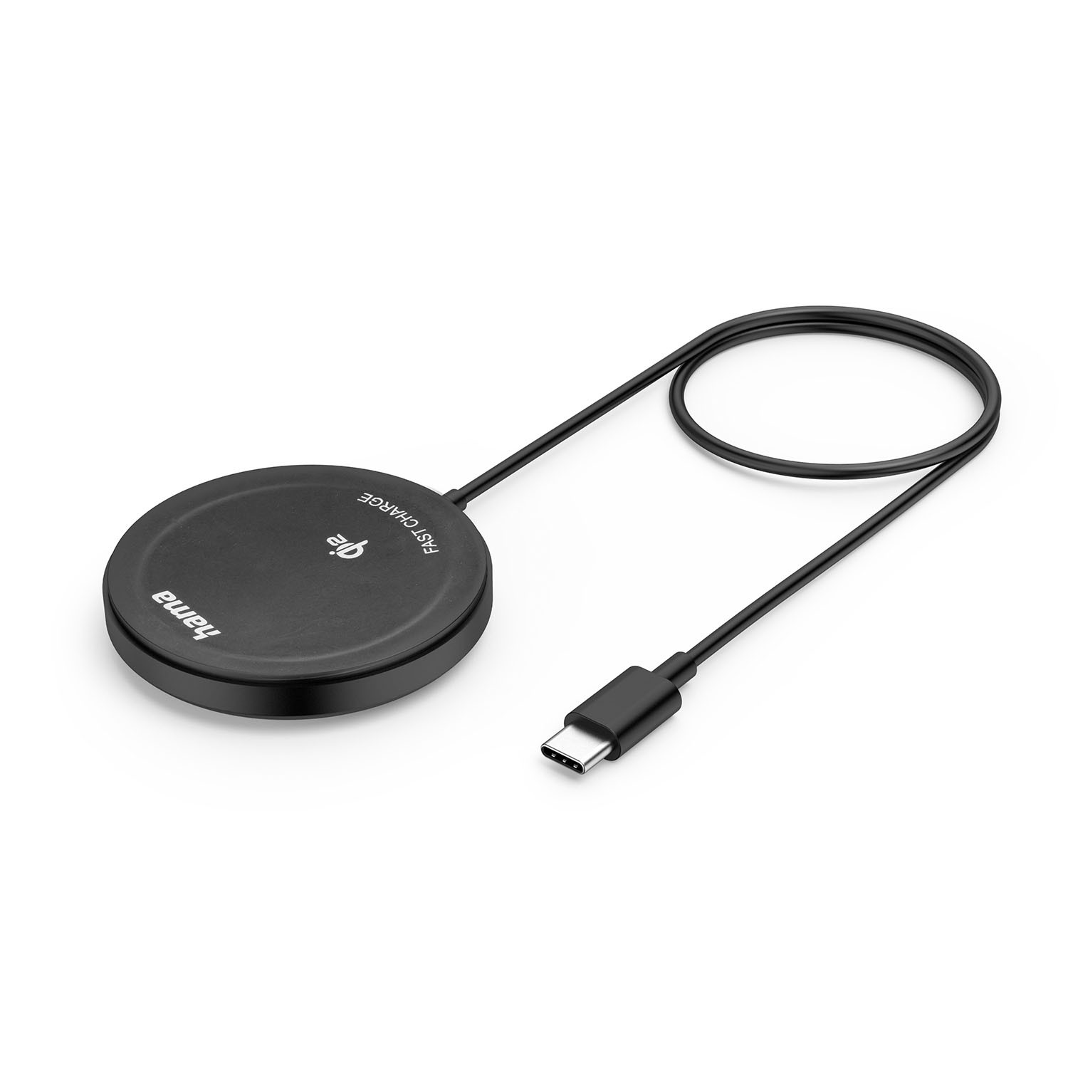 HAMA Wireless Qi2 Charging Fast Charging 15W Black