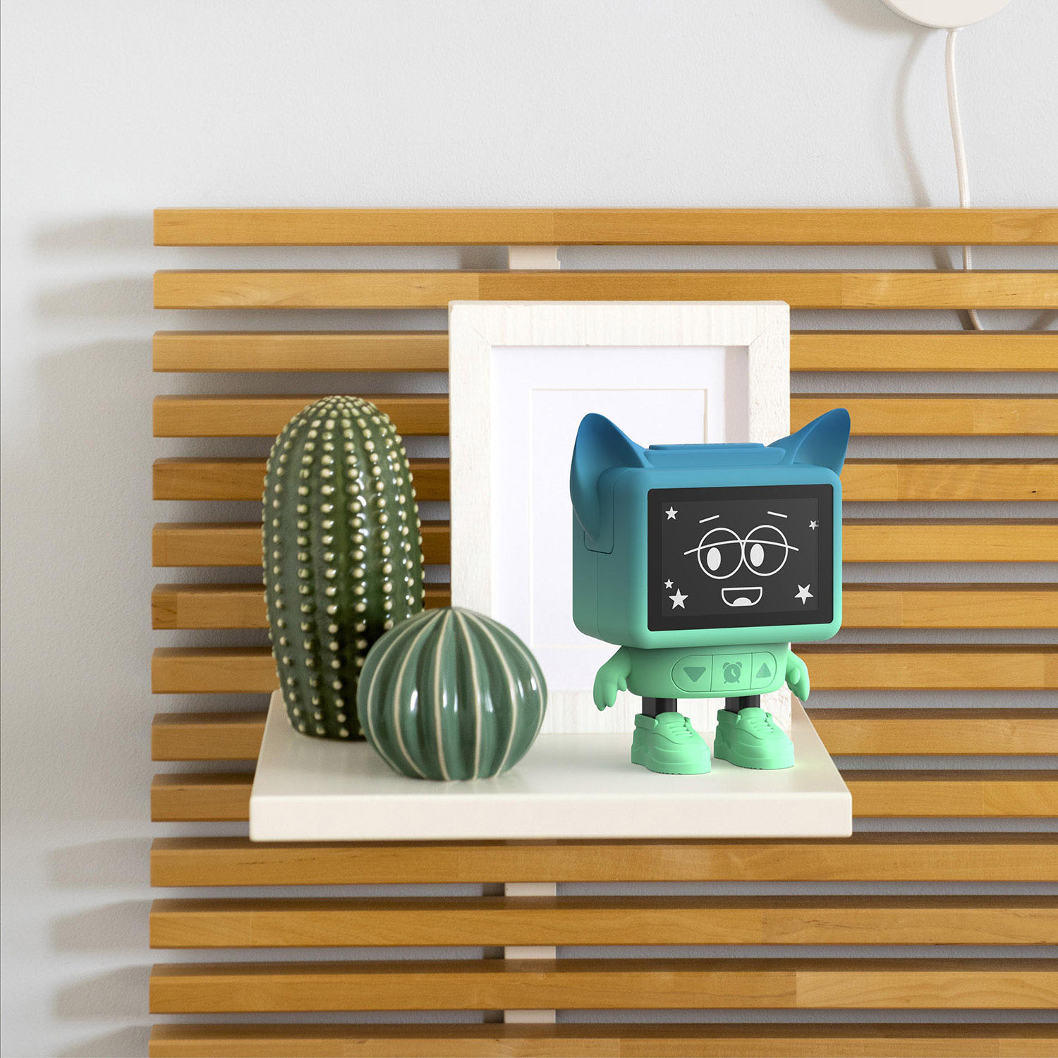 MOB Dancing Alarm Clock Blue