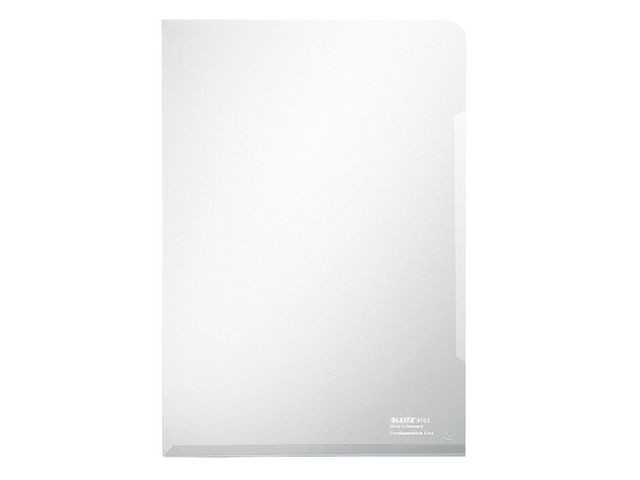Plastomslag Leitz A4 150My Glasskl (100 stk)