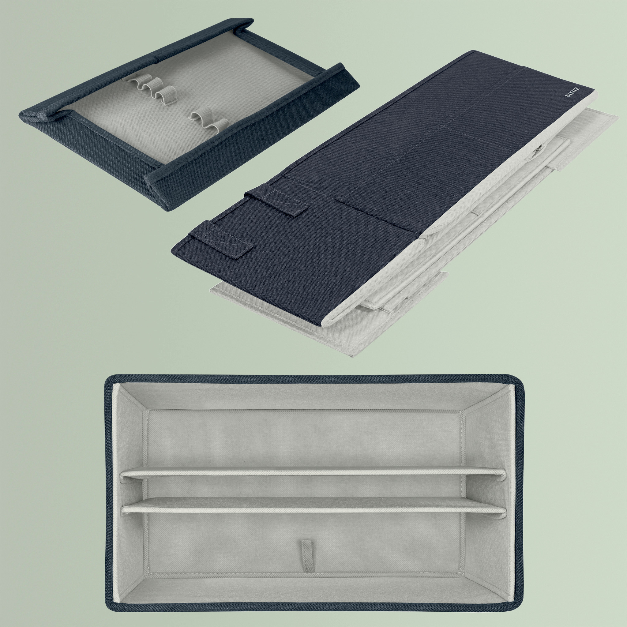 LEITZ Oppbevaringsbag m/lokk lille fabric gr